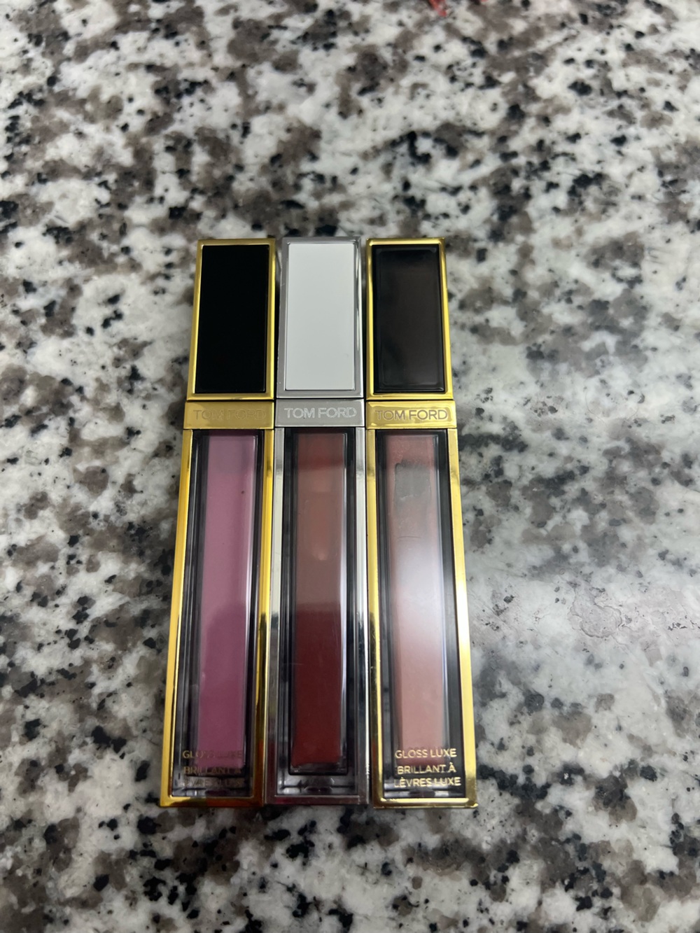 Tom Ford Lip Gloss Trio — Pink, Red, Coral-Orange - Picture 2 of 6